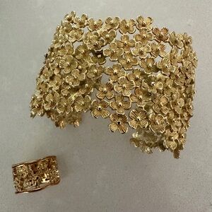 Floral Gold Bracelet